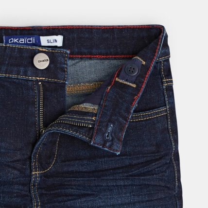 Avis Bermuda en jean bleu garçon OKAIDI 3