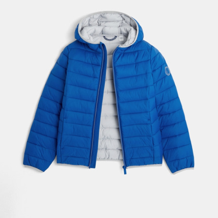 Avis Doudoune déperlante à capuche bleue garçon OKAIDI 3