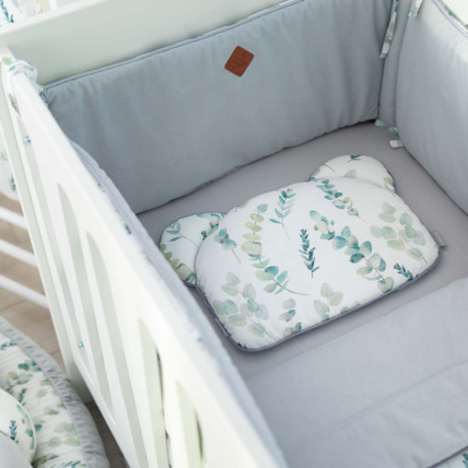 Avis Oreiller coussin plat réversible , Eucalyptus Sevira Kids 2