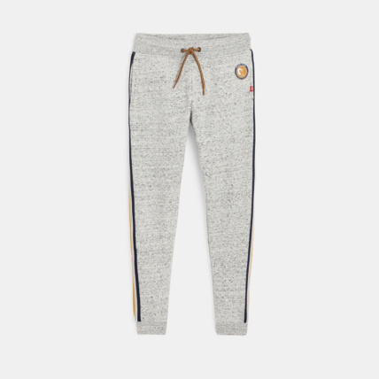 Avis Pantalon de jogging à bandes colorées gris garçon OKAIDI 2