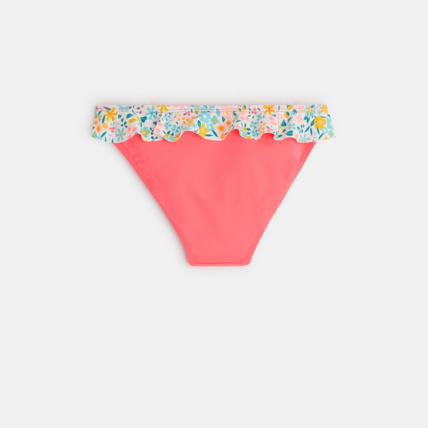 Avis Bas de maillot de bain à volants rose fille OKAIDI 2