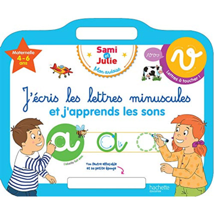 Avis Sami et Julie - Ardoise J'écris les lettres minuscules 4-6 ans Hachette Éducation 1
