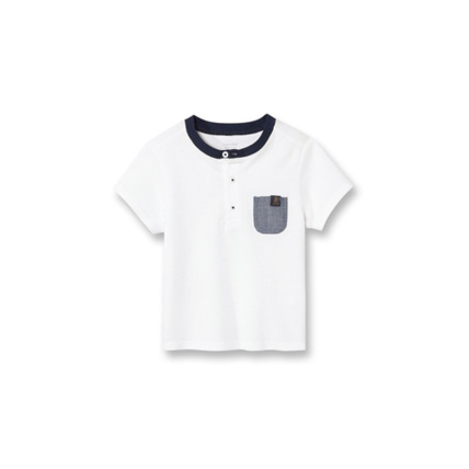 Avis Polo piqué à motif dos OBAÏBI 1