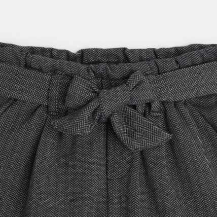 Avis Short chiné à taille haute ceinturée gris fille OKAIDI 3
