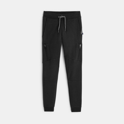 Avis Pantalon de jogging molleton poches zippées gris garçon OKAIDI 1