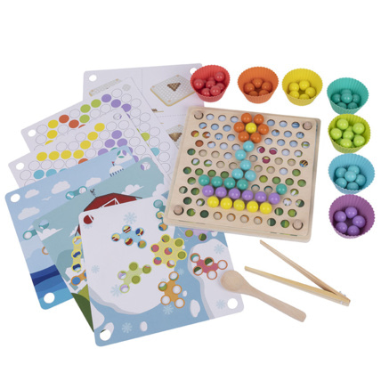 Avis Jeu de billes colorées Montessori Prémaman 1