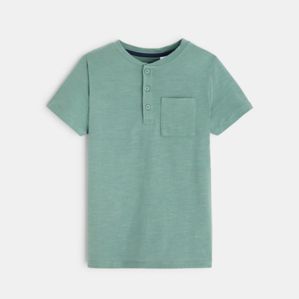 Avis T-shirt tunisien uni vert garçon OKAIDI 1