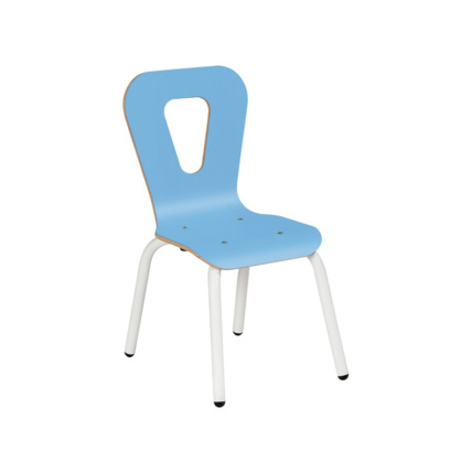 Avis Chaise coque 4 pieds Métal Wesco 1