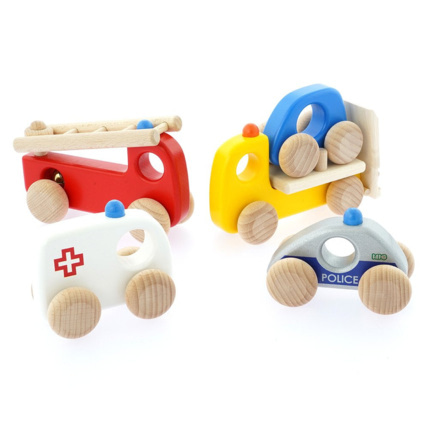 Avis Jouets en bois - Ensemble véhicules d'urgence Mon Lit Cabane 1