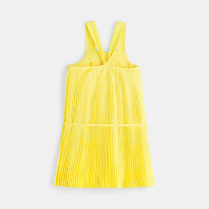 Avis Robe plissée soleil jaune fille OKAIDI 2