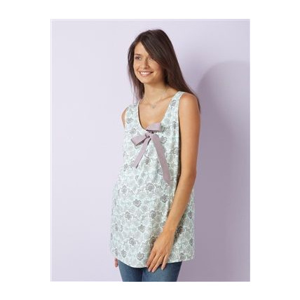 Avis Blouse sans manche imprimée de grossesse COLLINE 1