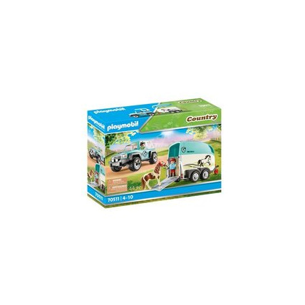 Avis Country Voiture avec remorque pour poney PLAYMOBIL 1