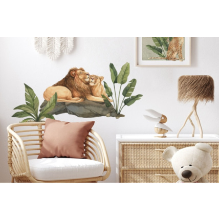 Avis Stickers lions et plantes Mon Lit Cabane 2