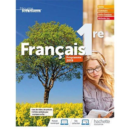 Avis L'écume des lettres 1ère - Livre élève - Ed. 2019 Hachette Éducation 1