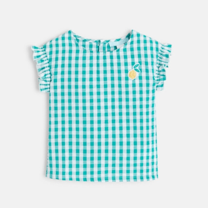 Avis Blouse gaufrée à carreaux OBAÏBI 1