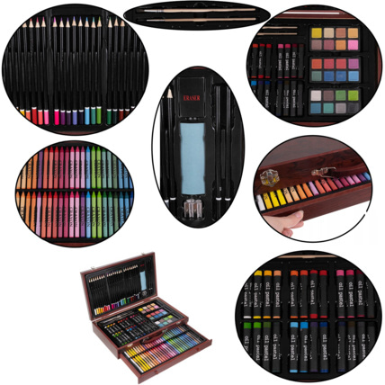 Avis Mallette en bois kit dessin et peinture DALY ISO TRADE 5