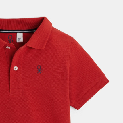 Avis Polo classique rouge garçon OKAIDI 2