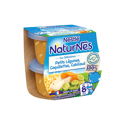 Avis Naturnes - Petits légumes, coquillettes et Cabillaud NESTLÉ 1
