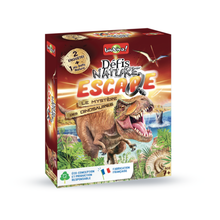 Avis Jeu éducatif Défis Nature Escape - Le mystère des dinosaures BIOVIVA 1