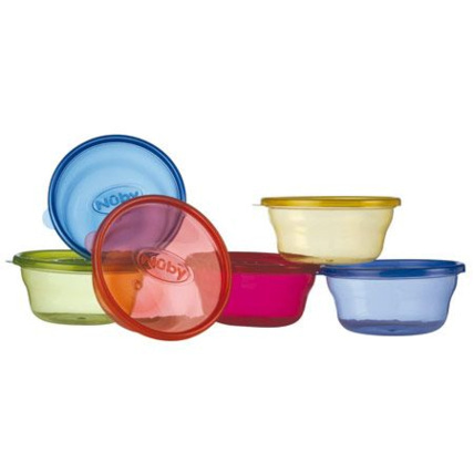Avis Lot de 6 bols 300 ml + couvercles NUBY 1