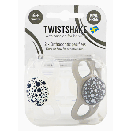 Avis Lot de 2 sucettes bébé orthodontiques 6m+ TWISTSHAKE 3