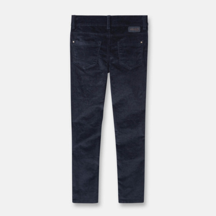 Avis Pantalon skinny en velours bleu fille OKAIDI 2