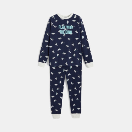 Avis Pyjama 2 pièces jersey dinosaures bleu garçon OKAIDI 2