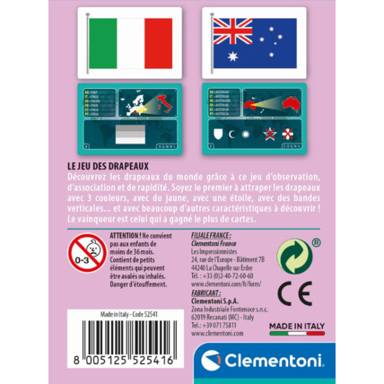 Avis Le jeu des drapeaux Clementoni 3