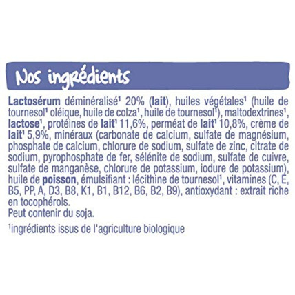 Avis Lait Infantile en poudre 2ème Âge Nouvelle Formule Good Goût 2