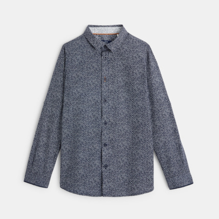Avis Chemise popeline imprimée blanche garçon OKAIDI 1