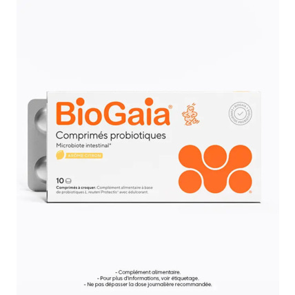 Avis BioGaia® Comprimés probiotiques arôme citron BioGaia 1
