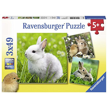 Avis Puzzle - Mignons petits lapins - 3x49 pièces RAVENSBURGER 1