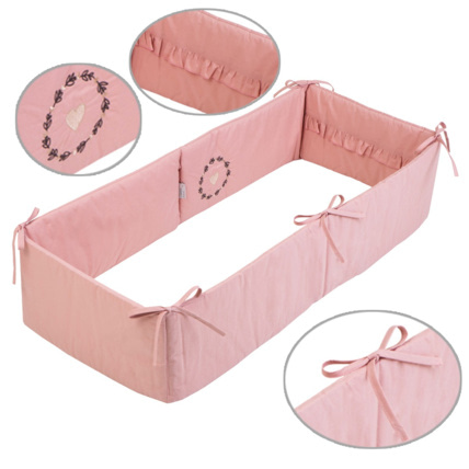 Avis Tour de lit bébé en coton respirant MINI ALBEROMIO 8