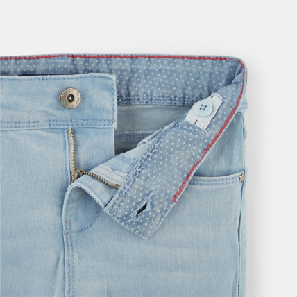 Avis Jean skinny hyper stretch bleu fille OKAIDI 4