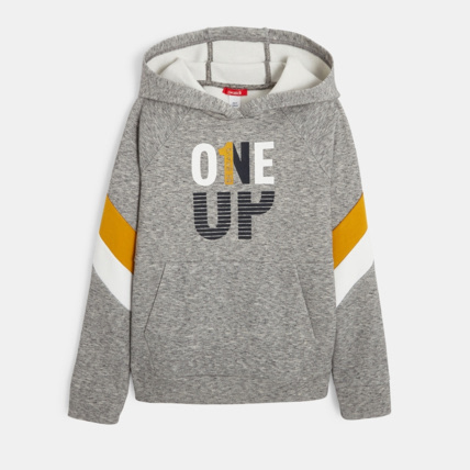 Avis Sweat à capuche gris garçon OKAIDI 1