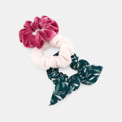 Avis Chouchou en tissu (lot de 3) vert fille OKAIDI 1