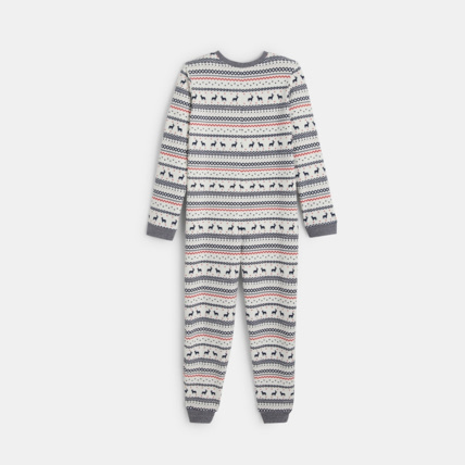 Avis Combinaison-pyjama en jersey doux bleu fille OKAIDI 4