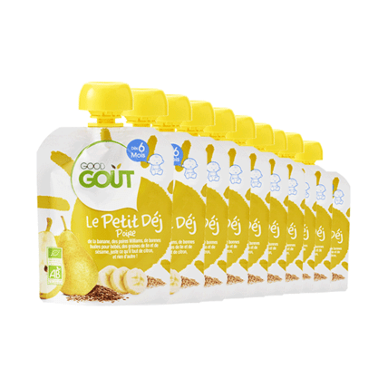 Avis Mon Pack Petit Déj bio 10 gourdes Good Goût 1