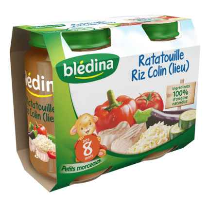 Avis Pot Ratatouille Riz Colin (lieu) 2x200g Blédina 1
