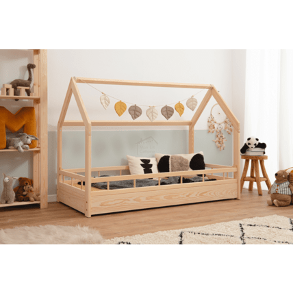 Avis Lit cabane H bois naturel Mon Lit Cabane 1