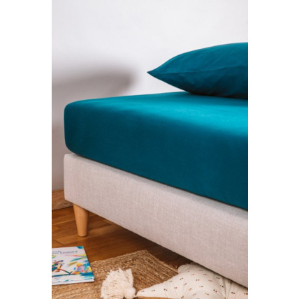 Avis Drap housse pur Coton Bio 1 personne KADOLIS 2