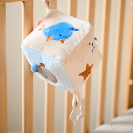 Avis Cube d'activité bébé en peluche Océan Petite Amélie 5