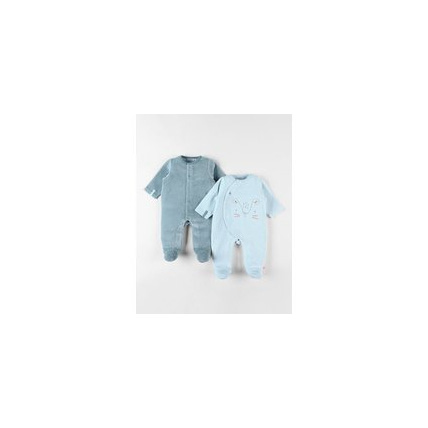 Avis Set de 2 pyjamas 1 pièce en velours NOUKIE'S 1
