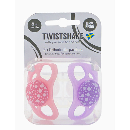 Avis Lot de 2 sucettes bébé orthodontiques 6m+ TWISTSHAKE 2