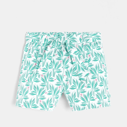 Avis Short imprimé vert fille OKAIDI 1