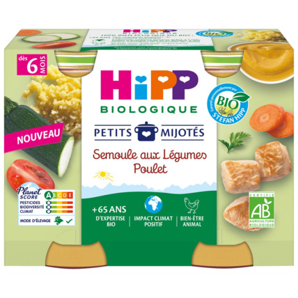 Avis Semoule aux Légumes Poulet HIPP 2