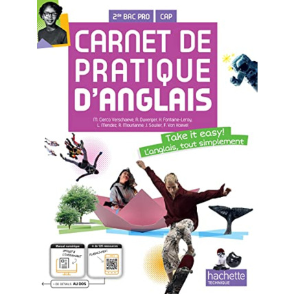 Avis Carnet de pratique Anglais 2de BAC PRO / CAP - Livre élève - Ed. 2023 Hachette Éducation 1