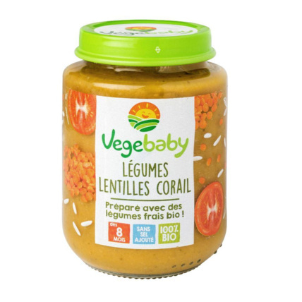 Avis Pot Légumes Lentilles Corail VEGEBABY 1