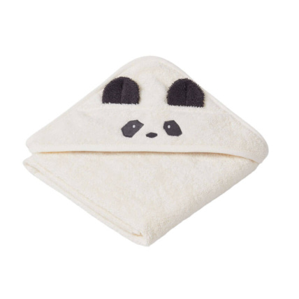 Avis Serviette bébé à capuche Albert - Panda creme de la creme LIEWOOD 1