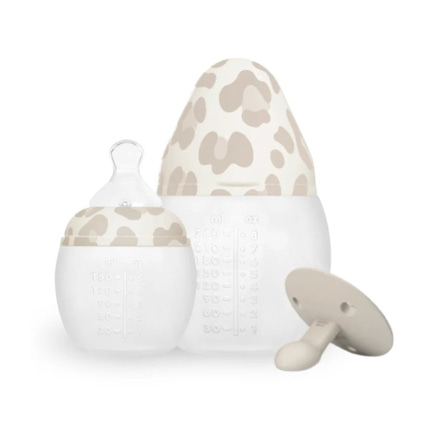 Avis Coffret biberons léopard Graouu Sand + sucette Élhée 1